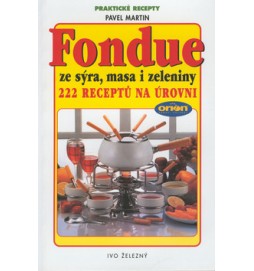 Fondue ze sýra, masa i zeleniny