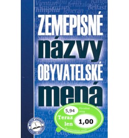 Zemepisné názvy Obyvatelské mená