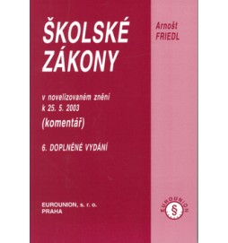 Školské zákony 6.doplněné vydání