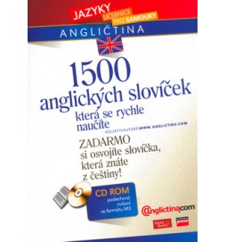 1500 anglických slovíček, která se rychle naučíte + CD