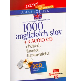 1000 anglických slov + 3 CD