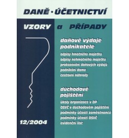 Daně, účetnictví 12/2004