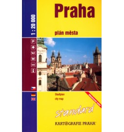 Praha plán města standard