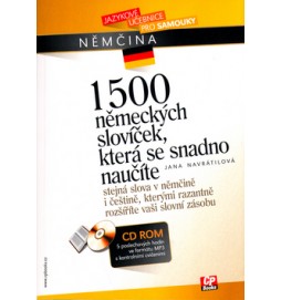 1500 německých slovíček, která se snadno naučíte + CD ROM