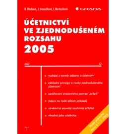 Účetnictví ve zjednodušeném rozsahu 2005