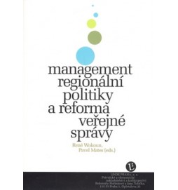 Management regionální politiky a reforma veřejné správy