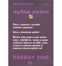 Aktualizace III/1 2006