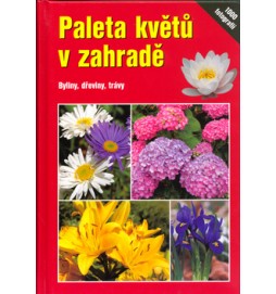 Paleta květů v zahradě