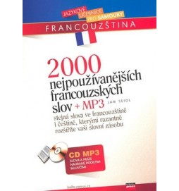 2000 nejpoužívanějších francouzských slov + CD MP3