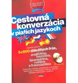 Cestovná konverzácia v piatich jazykoch + 2audio CD