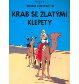 Krab se zlatými klepety