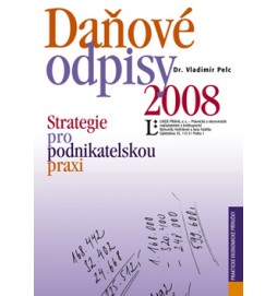 Daňové odpisy 2008