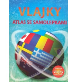 Vlajky atlas se samolepkami