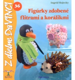 Figúrky zdobené flitrami a korálikmi