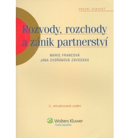 Rozvody, rozchody a zánik partnerství