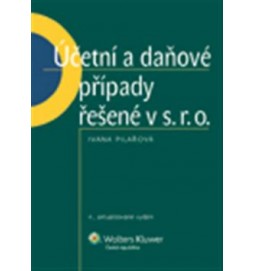 Účetní a daňové případy řešené v s.r.o.