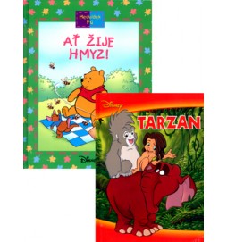 Balíček 2ks Tarzan + Medvídek Pú Ať žije hmyz