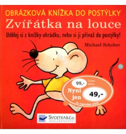 Obrázková knížka do postýlky Zvířátka na louce