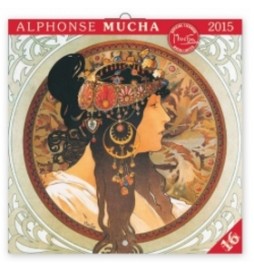 Alfons Mucha - nástěnný kalendář 2015