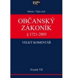 Občanský zákoník Velký komentář § 1721-2893