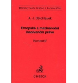 Evropské a mezinárodní insolvenční právo Komentář