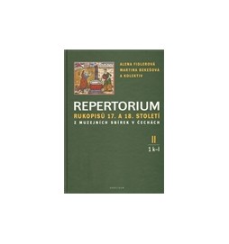 Repertorium rukopisů 17. a 18. století z muzejních sbírek v čechách II. (1 k-l + 2 m-o)