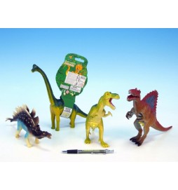 Dinosaurus 28cm na baterie 2xLR41 se zvukem, 4 druhy - 1 kus