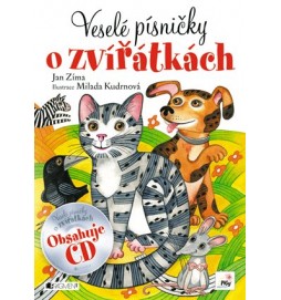 Veselé písničky o zvířátkách + CD