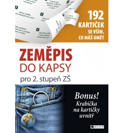 Zeměpis do kapsy pro 2. stup. ZŠ  (192 kartiček)