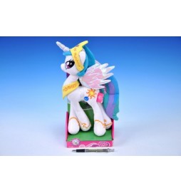 KMS Poník My Little Pony Celestia plyš 25cm na baterie se světlem a zvukem od 0 měsíců