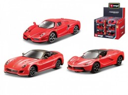 Auto Bburago 7cm kov 1:64 Ferrari Race - Rock David