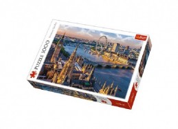 Puzzle Londýn 1000 dílků 68,3x48cm v krabici 40x27x6cm - Rock David