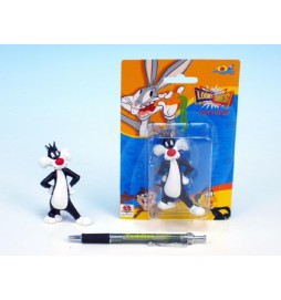 Sylvester figurka plast 9,5cm na kartě