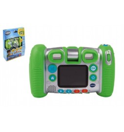 Kidizoom Twist Plus X7 Vtech fotoaparát s funkcemi zelený plast 15cm na baterie v krabičce 21x29cm