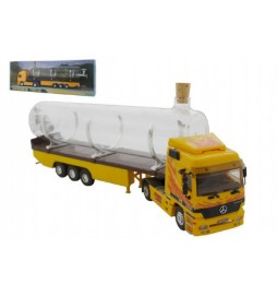 Stavebnice Monti 55/1 Souvenir Truck 32cm sběratelský model+ skleněná lahev v krabičce