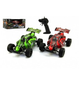 Auto RC Buggy plast s adaptérem na baterie 31 x 15 x 19 cm, 2 barvy (1ks v krabici)