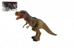 Dinosaurus chodící plast 40cm na baterie se světlem se zvukem v krabici - Rock David