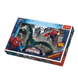 Puzzle Spiderman 41x27,5cm 160 dílků v krabici 29x19x4cm