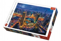 Puzzle Světla v Dubaji 2000 dílků 96x68cm v krabici 40x27x6cm - Rock David