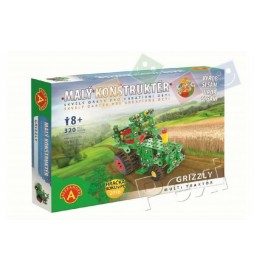 Malý konstruktér Grizzly multi traktor kov 320ks stavebnice v krabici 31x22x5cm