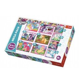 Puzzle My Little Pony 10v1 v krabici 40x27x6cm