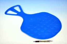 Kluzák Mrazík plast 58x35cm modrý - Rock David