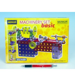 Stavebnice PROMA Machinery set Basic 10 modelů v krabici 25,5x18x2cm