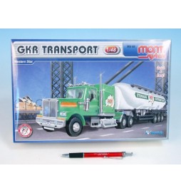 Stavebnice Monti 68 GKR Transport Western star 1:48 v krabici 32x20,5x7,5cm