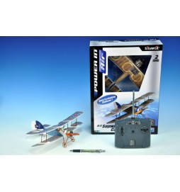 Letadlo RC Sopwith Camel pěnové 23x28cm na vysílačku na baterie, 2 barvy, v krabici - 1 kus