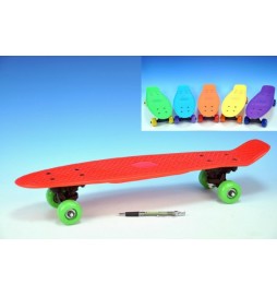 Skateboard plast 55cm, 5 barev - 1 kus