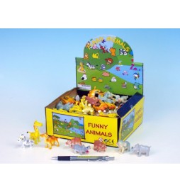 Zvířátko safari/ZOO mini plast 4,5-5,5cm; 12 druhů - 1 kus