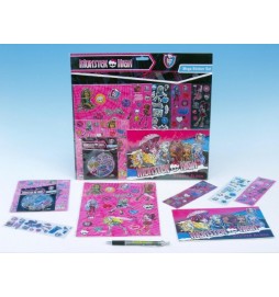 Samolepky Monster High Mega sada + album