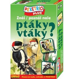 Pexetrio Plus Znáš naše ptáky?