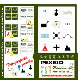 Pexeso Natotata Topografické značky